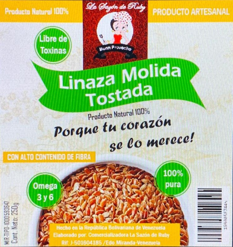 Linaza Molida Tostada